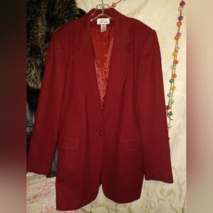 Worthington 16 Tall Deep Red Women's Blazer